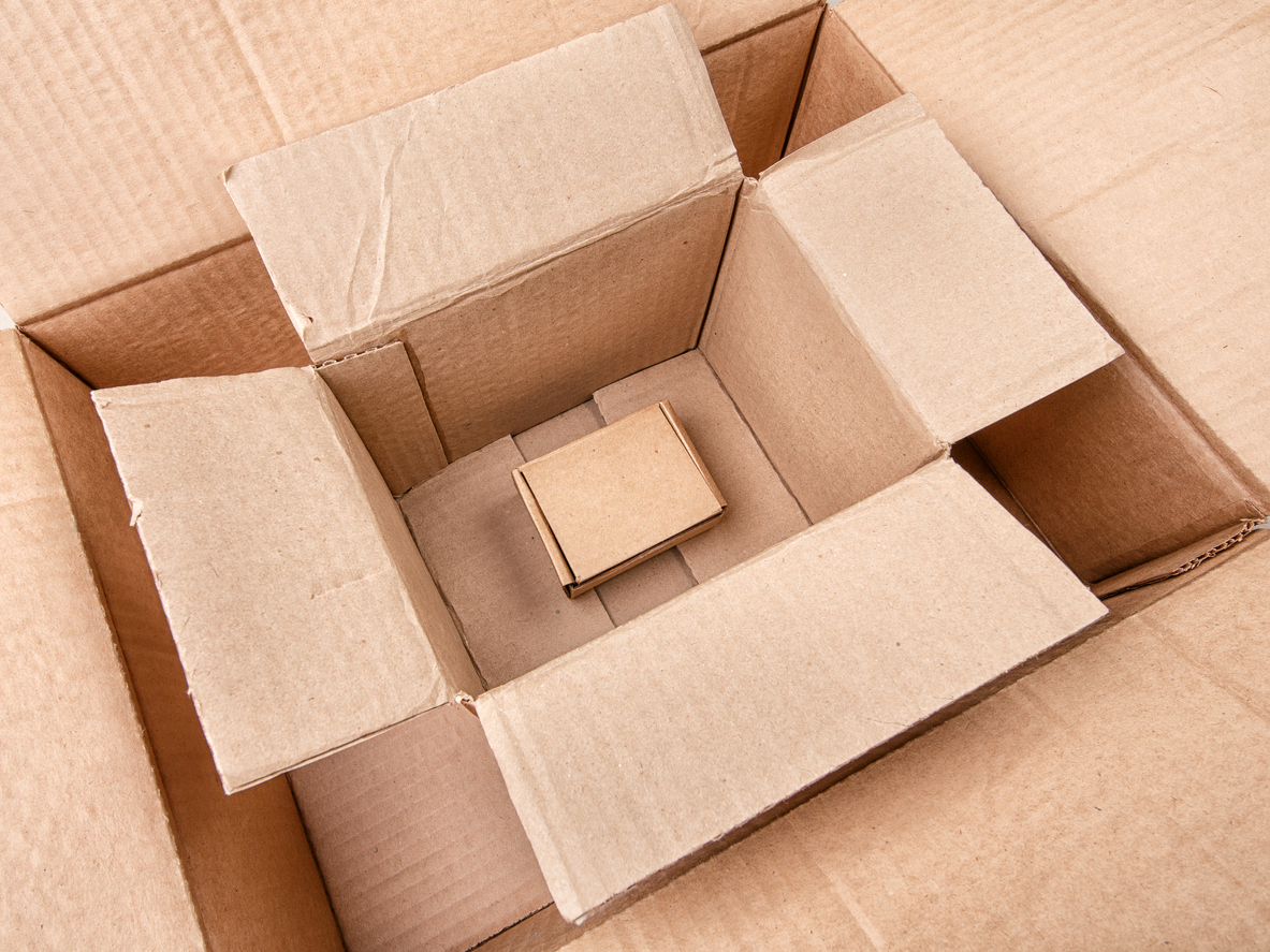 what are corrugated boxes — Open box for things.